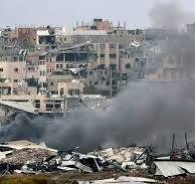 صورة لاشكال الدمار في غزة