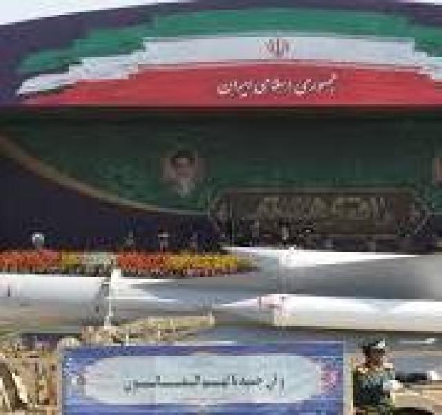 جانب من استعراض القوة الصاروخية الايرانية