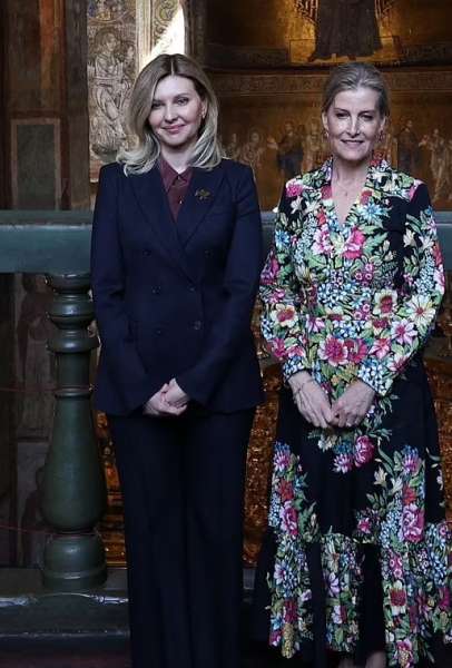 دوقة إدنبرة البريطانية صوفيا تزور كييف في أول زيارة ملكية بريطانية لأوكرانيا