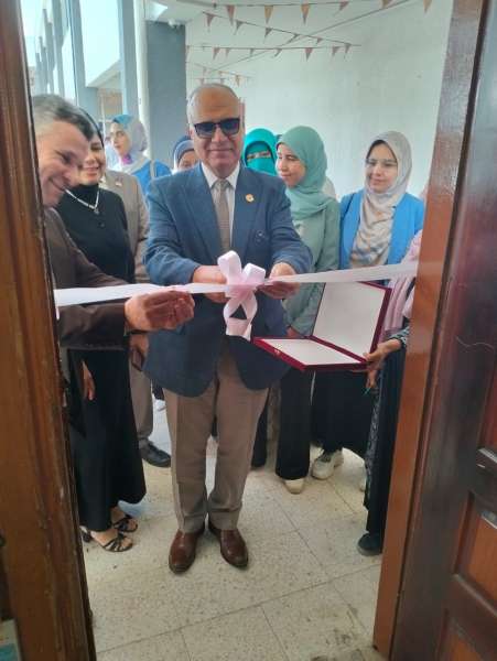 افتتاح المعرض السنوي الثالث للوسائل التعليمية بكلية التربية جامعة مدينة السادات