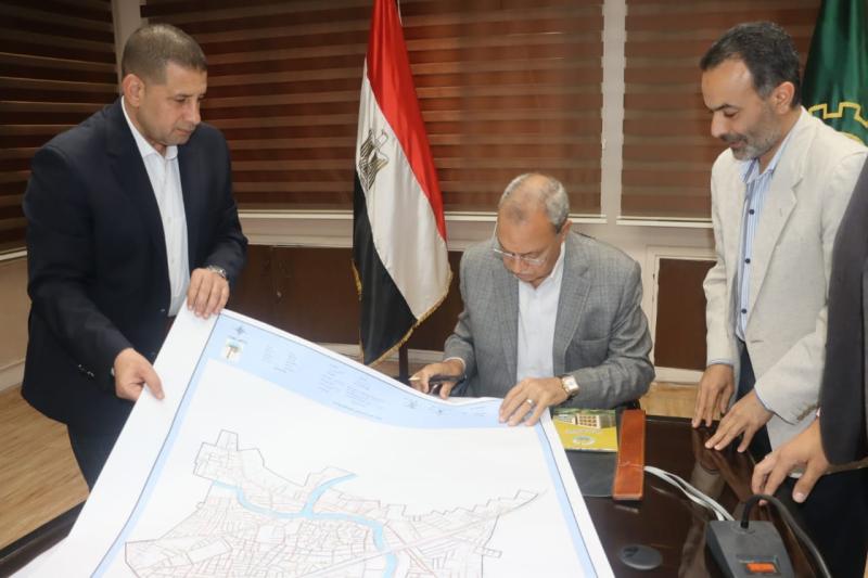 ”الهجان” يعتمد أول خريطة رقمية لمركز معلومات الشبكات الأرضية لمدينة شبين القناطر