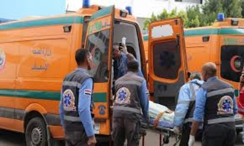 إصابة 10 أشخاص أثر إنقلاب ميكروباص على طريق شبرا بنها الحر