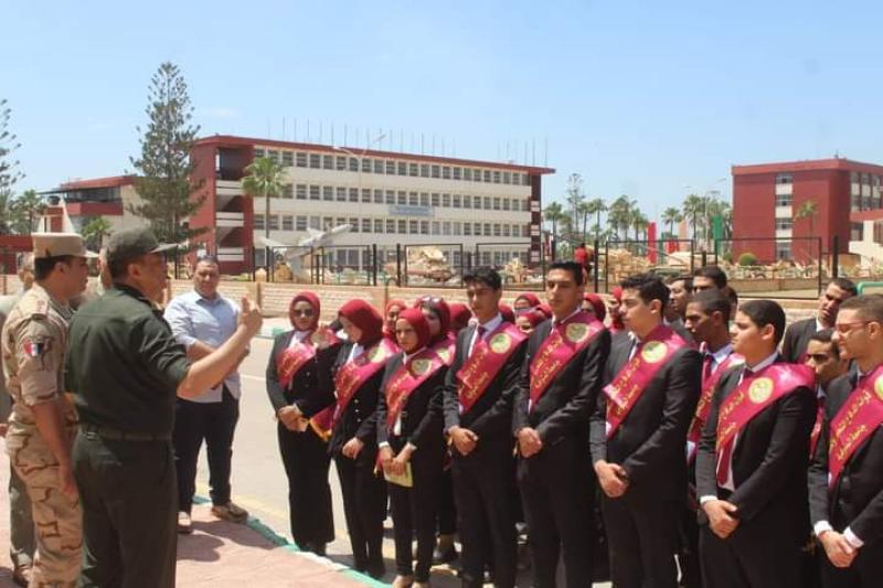 طلاب جامعة المنوفية في ضيافة  كلية الدفاع الجوي بالإسكندرية