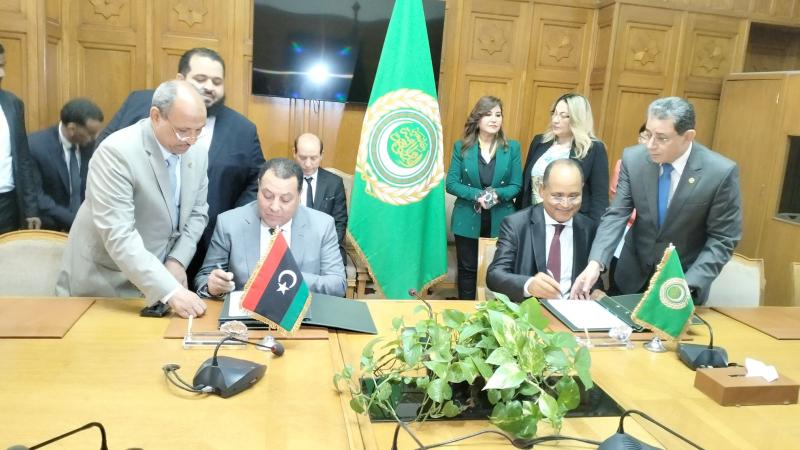 ليبيا توقع على اتفاقية تنظيم النقل بالعبور ”الترانزيت” بين دول الجامعة العربية