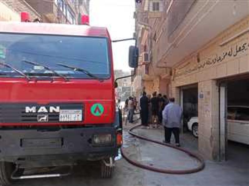 إصابة 7 أشخاص إثر انفجار أسطوانة غاز بقرية ميت الكرماء