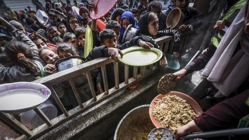 اليونسيف تحذر.. مجاعة خلال أيام تؤدي لوفاة الأطفال بغزة