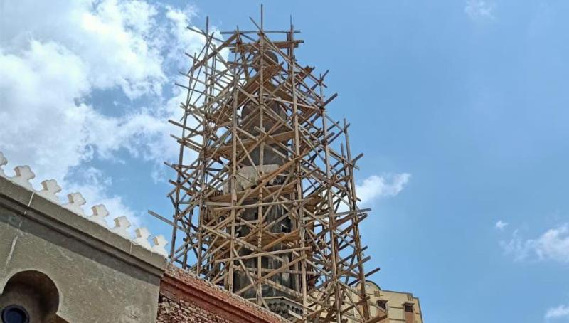 محافظ كفر الشيخ: تنفيذ 70٪ من أعمال إنشاء مئذنة مسجد أبو غنام الأثري