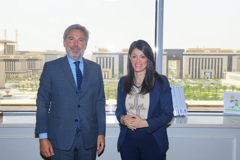 وزيرة التعاون الدولي تلتقي السفير الإيطالي بالقاهرة لبحث محاور التعاون الثنائي ودعم القطاع الخاص