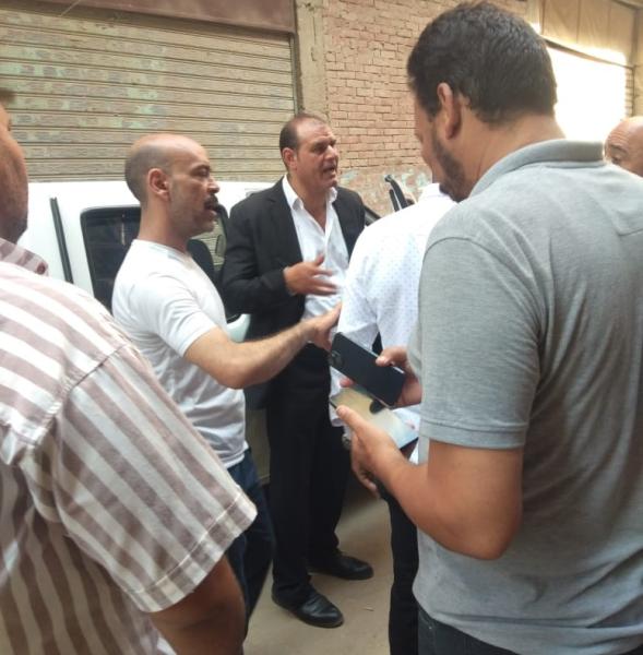 رئيس حي الهرم خلال حملة مكبرة صباح اليوم