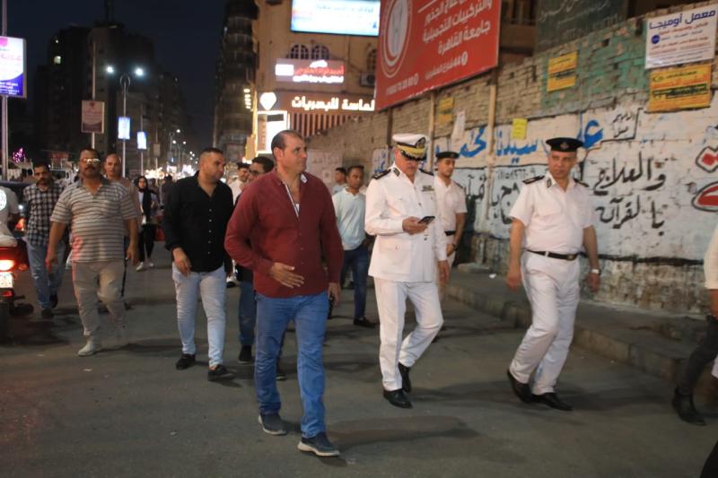 رئيس حي الهرم يقود حملات متفرقة بحضور عدد من القيادات الأمنية