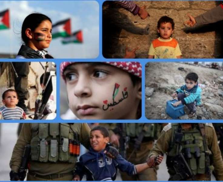 الأطفال الفلسطينيون 