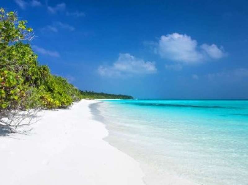 شاطئ جُزر المالديف 
