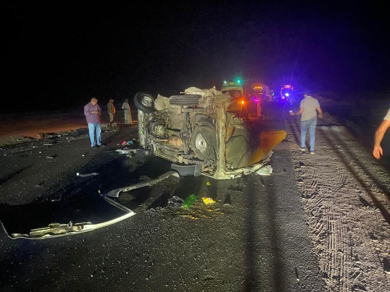 5 نعوش من منزل واحد.. تشييع جثامين ضحايا حادث طريق قفط في قنا