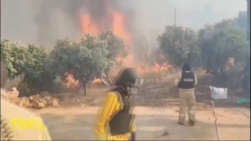 صواريخ حزب الله تشعل النار في إسرائيل وإصابة ستة من جنودها
