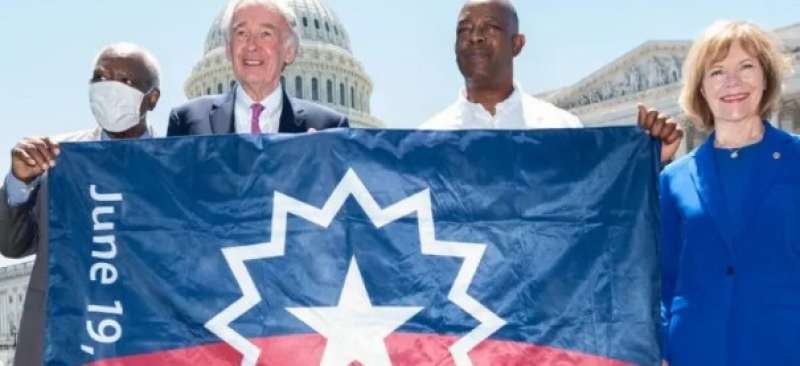 مشرعون أمريكيون يرفعون راية جونتينث لتحرير العبيد في أمريكا