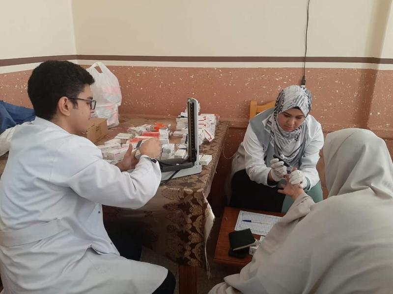 ”جامعة بنها” تنظم قافلة طبية لدار المسنين ببنها