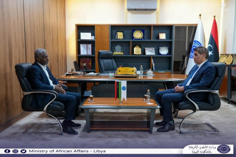 وزير الشؤون الافريقية اللييبي يبحث مع نائب رئيس الوزراء تعزيز العلاقات مع الدول الافريقية