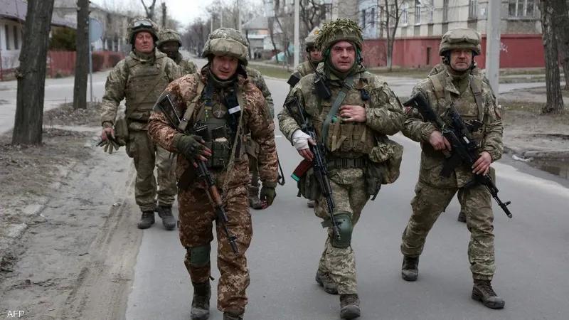 قوات اوكرانية بالقرب من الحدود مع بيلاروسيا