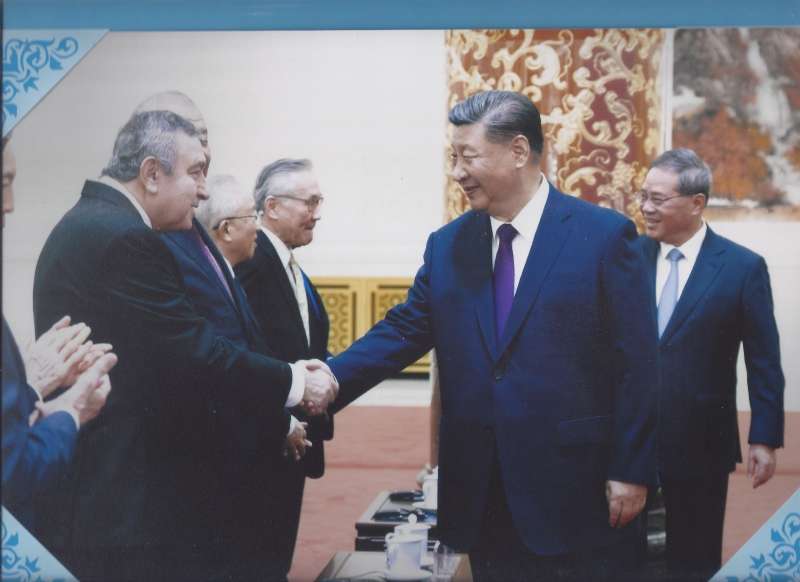 الرئيس الصيني يستقبل د. عصام شرف