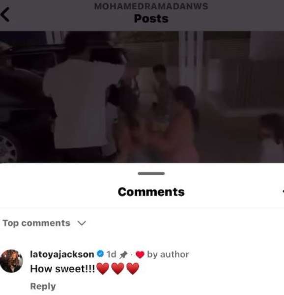 شقيقة مايكل جاكسون تعلق على فيديو محمد رمضان مع ابنة دنيا سمير غانم وأحفاد السبكي