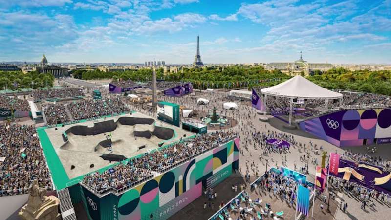 المسلة الفرعونية تزين الساحة الرياضية في أولمبياد باريس