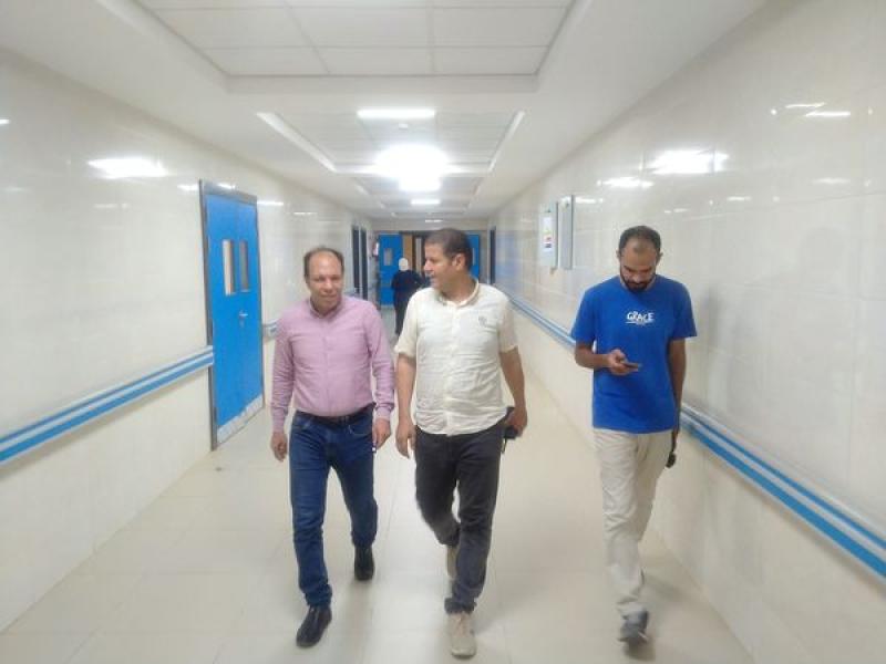 رئيس مدينة ومركز منوف يتفقد مستشفى الحميات للتأكد من انتظام سير العمل وتقديم الخدمة الطبية للمواطنين