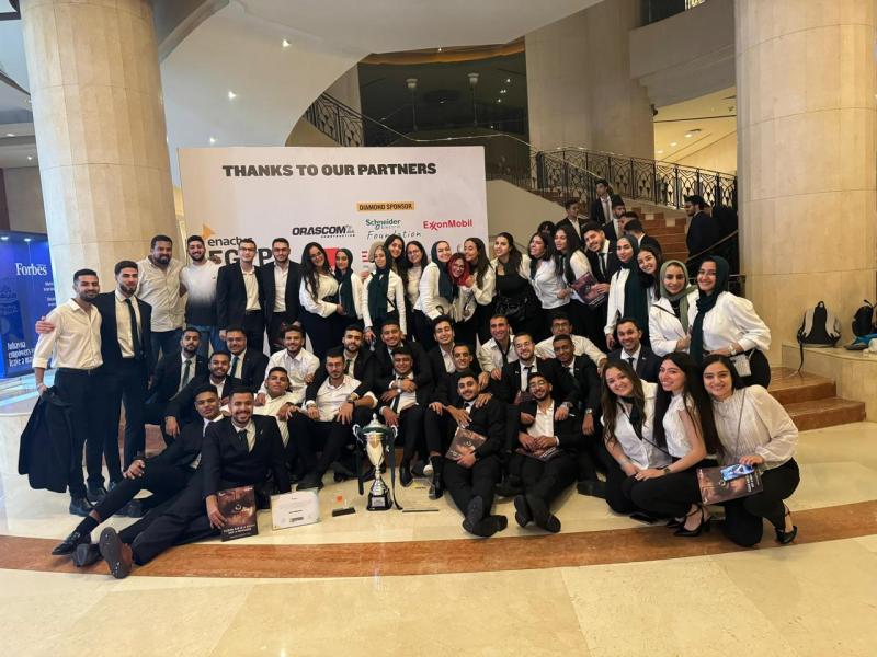 فوز الأكاديمية العربية بالمركز الأول في مسابقة إيناكتس السنوية لريادة الأعمال المجتمعية على مستوى الجامعات المصرية