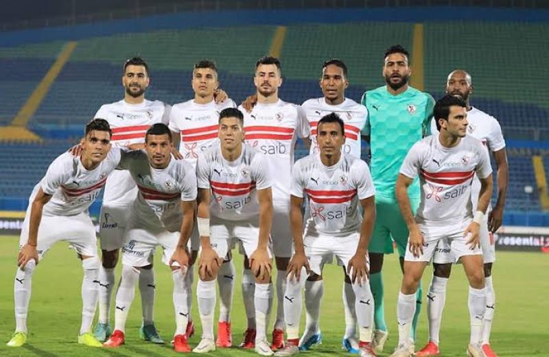 ظهير أيسر الزمالك الجديد في مران الفريق اليوم