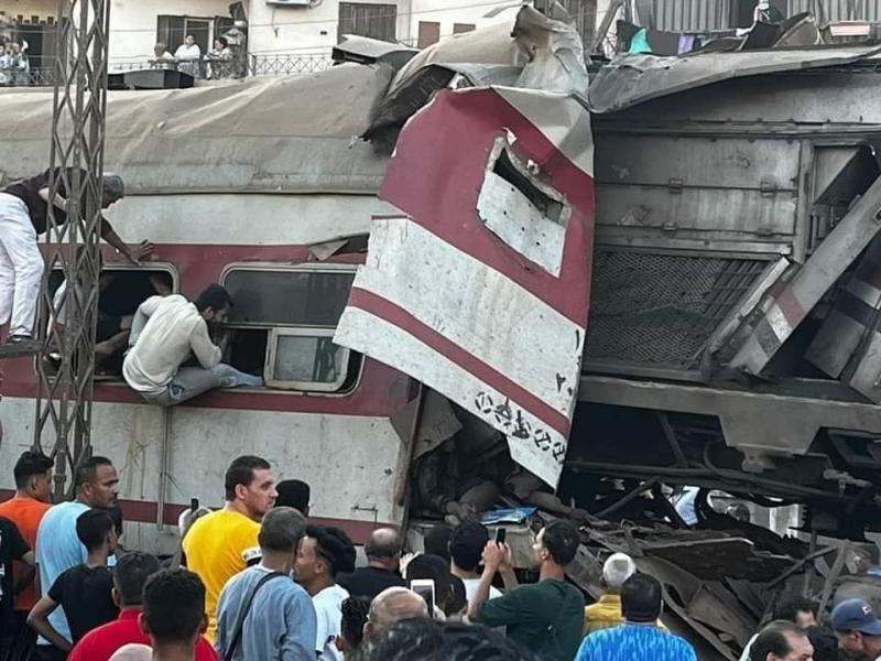 الصحة: خروج جميع مصابي حادث قطاري الزقازيق من المستشفيات