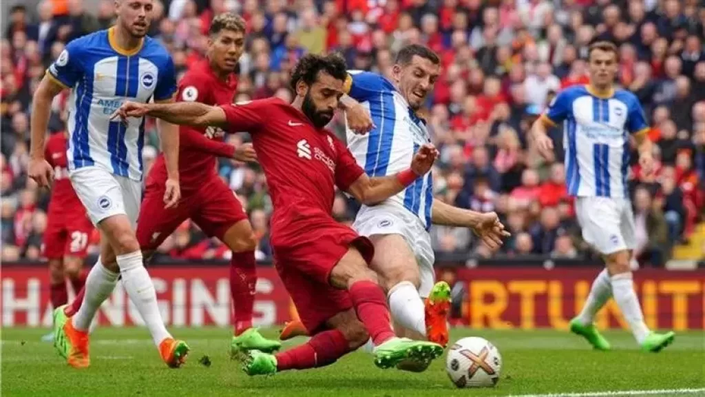 ليفربول يتقدم 2-1 أمام برايتون في الشوط الأول