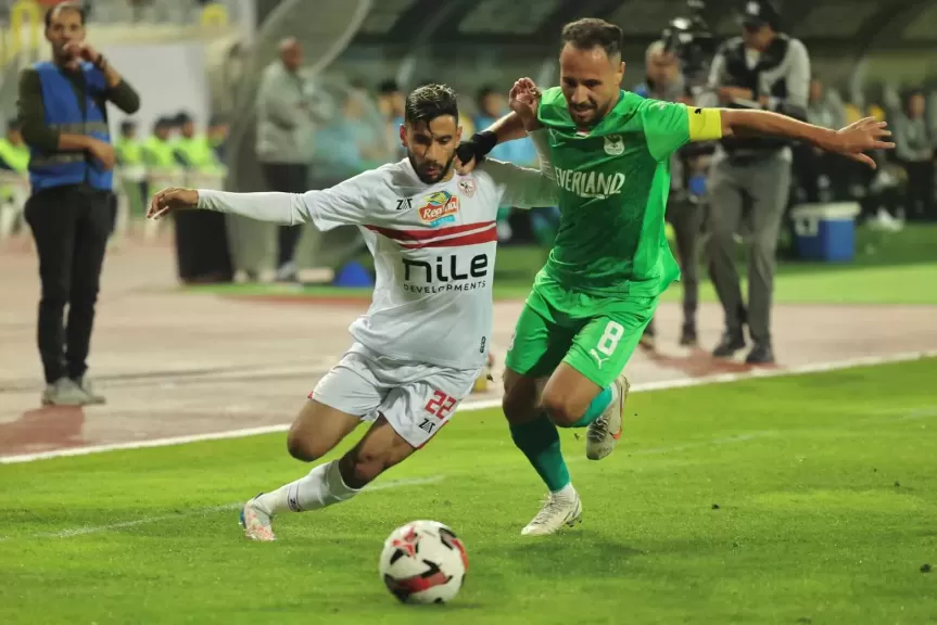 المصري البورسعيدي يخطف هدفا قاتلا من الزمالك في الدقائق الأخيرة من الشوط الأول