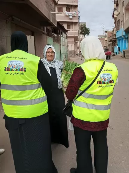 حملة طرق الأبواب: حقك تعيشي بآمان لمناهضة العنف ضد المرأة