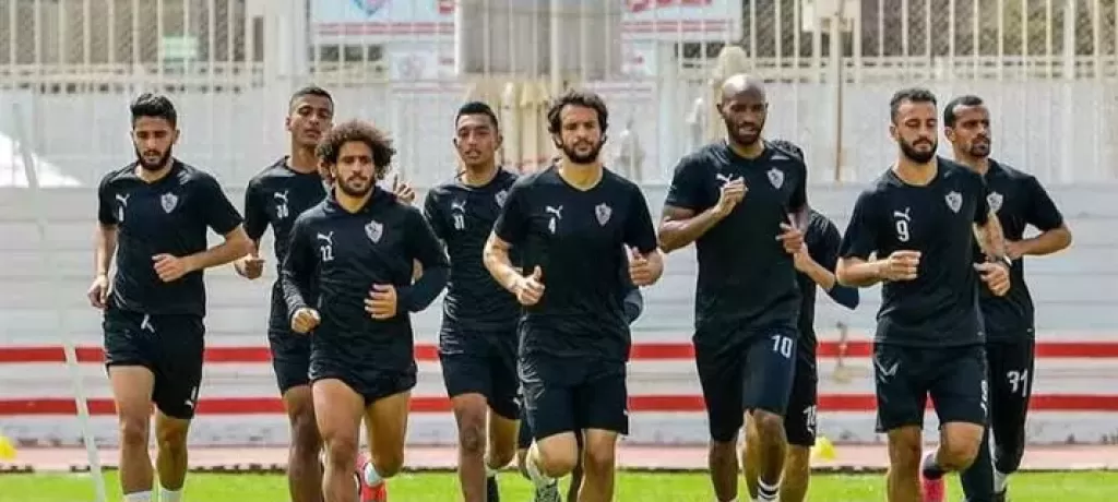 تدريبات تأهيلية خاصة للاعبي الزمالك في مران اليوم