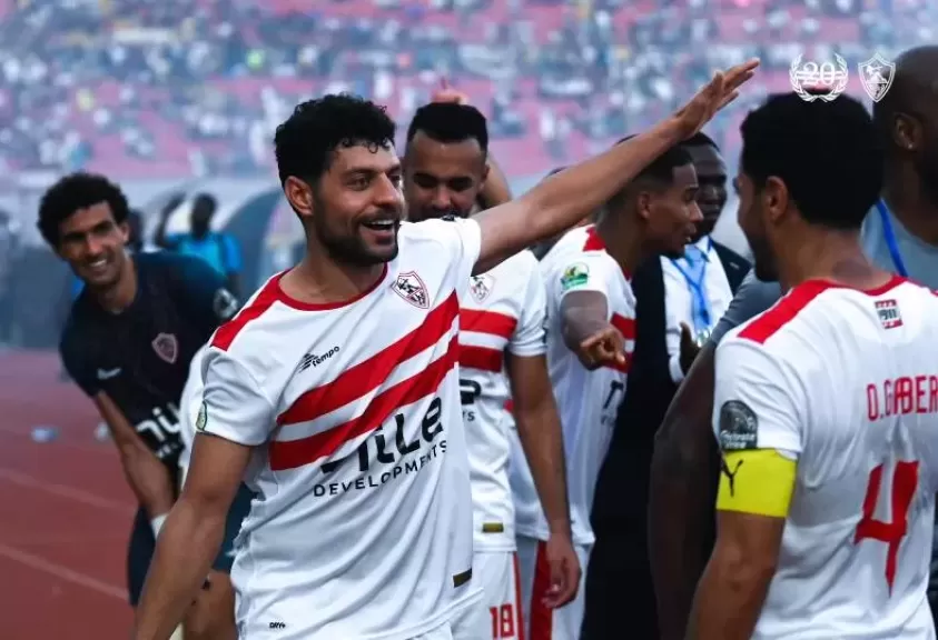 مصطفى شلبي يغيب عن الزمالك بسبب نزلة برد