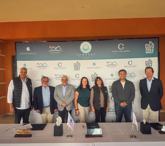 شراكة إستراتيجية بين سوما باى ومنتجع ”Le Club Golf” لإقامة نهائيات كأس العالم للجولف في مصر