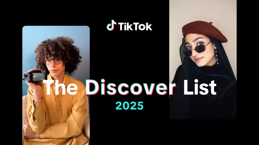 The Discover List.. تعرّف على قائمة المبدعين على تيك توك لعام 2025