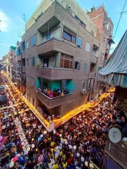 بمشاركة وزراء وسفراء أجانب..أكبر مائدة إفطار جماعي بالمطرية تخطف الأنظار وتتصدر التريند