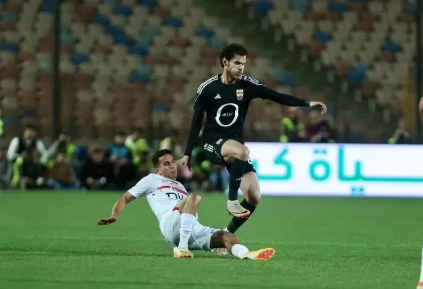 الجونة يتقدم على الزمالك بهدف الزاهدي بعد مرور 60 دقيقة