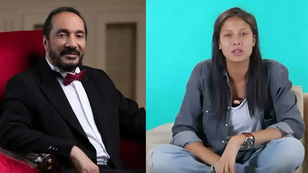 علي الحجار وابنته 