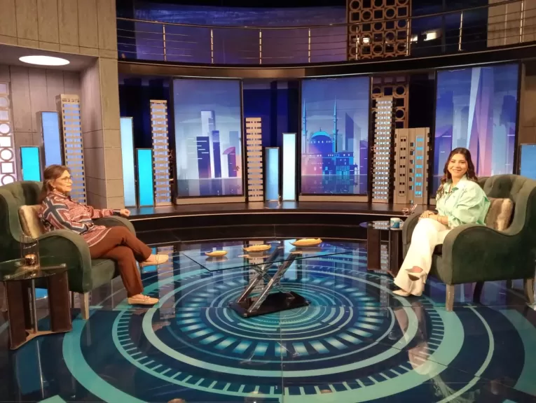 لبني ونس خلال البرنامج