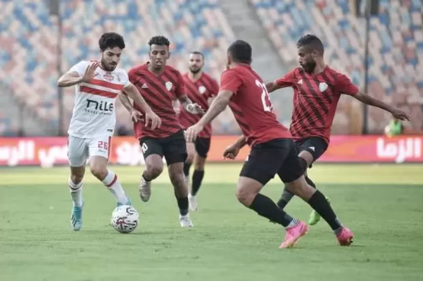 غيابات الزمالك أمام المصري