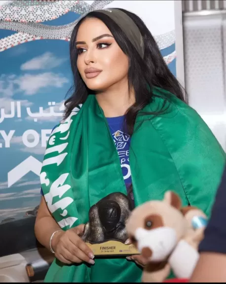 مها الحملي تحقق المركز الثالث في فئتها في النسخه الرابعه 2025م  في  رالي جميل