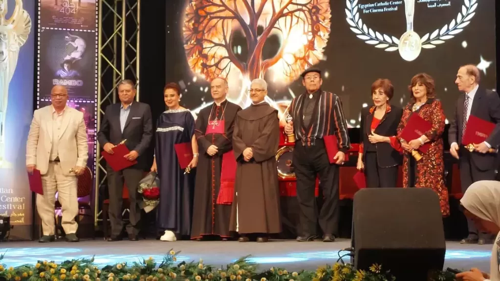 مادلين طبر تحصد جائزة الريادة السينمائية من مهرجان المركز الكاثوليكي 2025