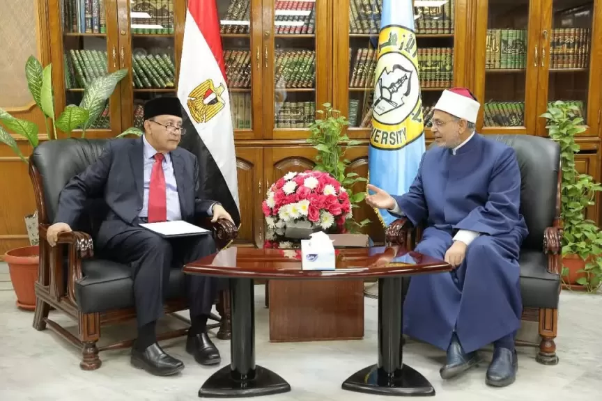 مستشار رئيس إندونيسيا: مصر الأزهر لها مكانة كبيرة في قلوب شعبنا.. وجامعة الٱزهر منارة العلم