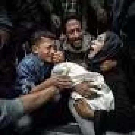 صورة لمعاناة اهل غزة