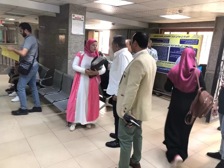 محافظ الدقهلية في جولة مفاجئة بالمركز التكنولوجي بطلخا:- سرعة إنهاء إجراءات ملفات التصالح