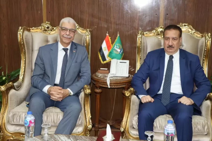 رئيس جامعة المنوفية يلتقي محافظ المنوفية بديوان عام المحافظة لبحث آفاق التعاون المشترك