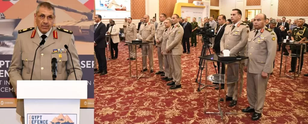 القوات المسلحة تنظم حفل للملحقين العسكريين للتعريف بتنظيم مصر لمعرض إيديكس