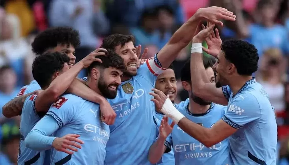 مرموش يقود هجوم مانشستر سيتي ضد كريستال بالاس فى نهائى كأس الاتحاد الإنجليزي