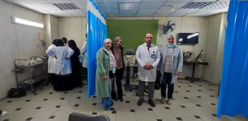 نجاح أول عملية حقن بدواء ”لوسنتس” لطفل مبتسر بمستشفى رمد المنصورة